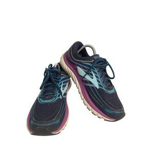 Brooks glycerin 15 Women's Size 9.5 B Navy Purple sneakers super dna soles Shoes
